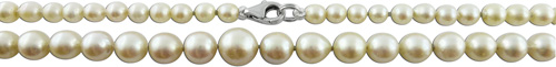 Perlenkette – Akoya-Perlen-Perlencollier, 46cm