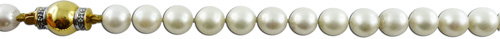 Perlenkette – Perlencollier Akoyaperlen 585 Gelbgold Diamant 41cm