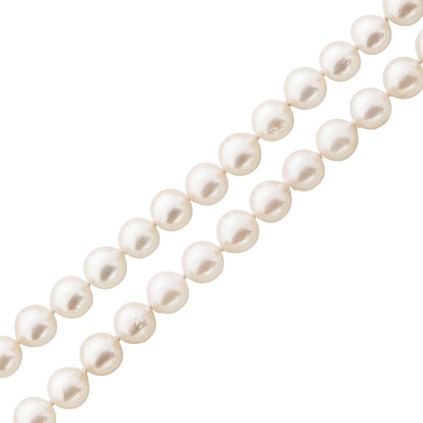 Perlenkette – Perlencollier Weißgold 585 japanische Akoyazuchtperle