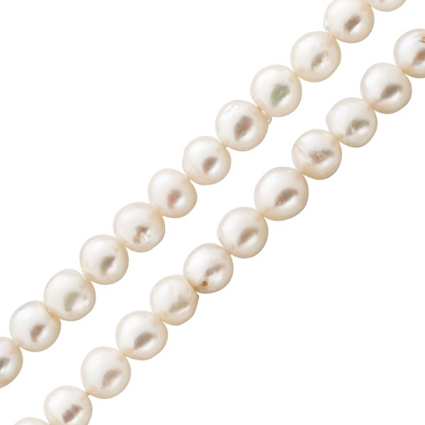 Perlenkette – Perlencollier japanische Akoyazuchtperle Sterling Silber 925