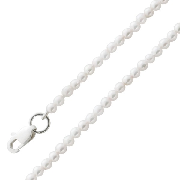 Perlenkette – Perlencollier Babyperlen Sterling Silber 925