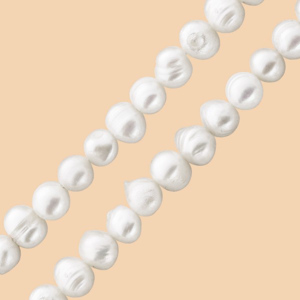 Perlenkette – Collier – Perlencollier chinesische Süßwasserzuchtperle