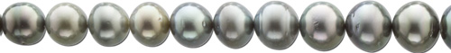 Perlenkette – Tahiti-Zuchtperlen-Perlencollier, 45cm