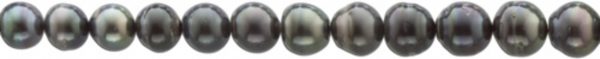 Perlenkette – Tahiti-Zuchtperlen-Perlencollier, 45cm