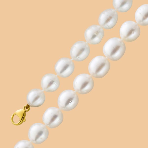 Perlenkette – Südsee-Zuchtperlen-Perlencollier, 43cm