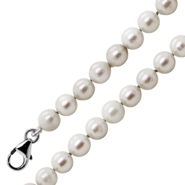 Perlenkette Japanische Akoyaperlen ganz rund