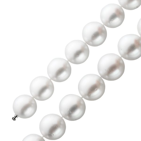 Südsee Perlenkette Südseeperlen 15-16,8mm Top AAA Traumlustre Rarität