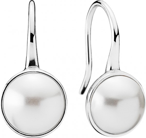 Ohrringe – PANDORA Ohrhänger 290746WCP Weißes Troepfchen Silber 925 Kristallperle